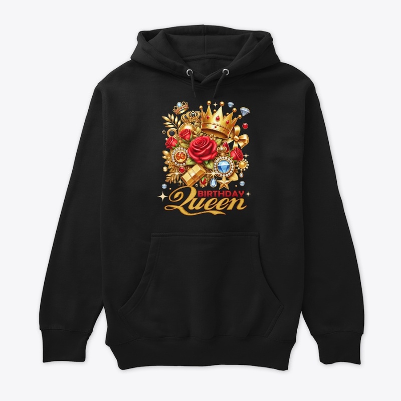 Vintage Crown Birthday Queen