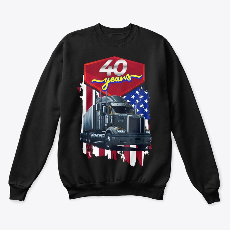 40 Years Anniversary T-shirt Design