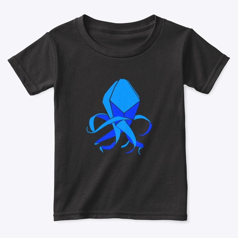 Origami Octopus Shirt, Deep Sea Marine