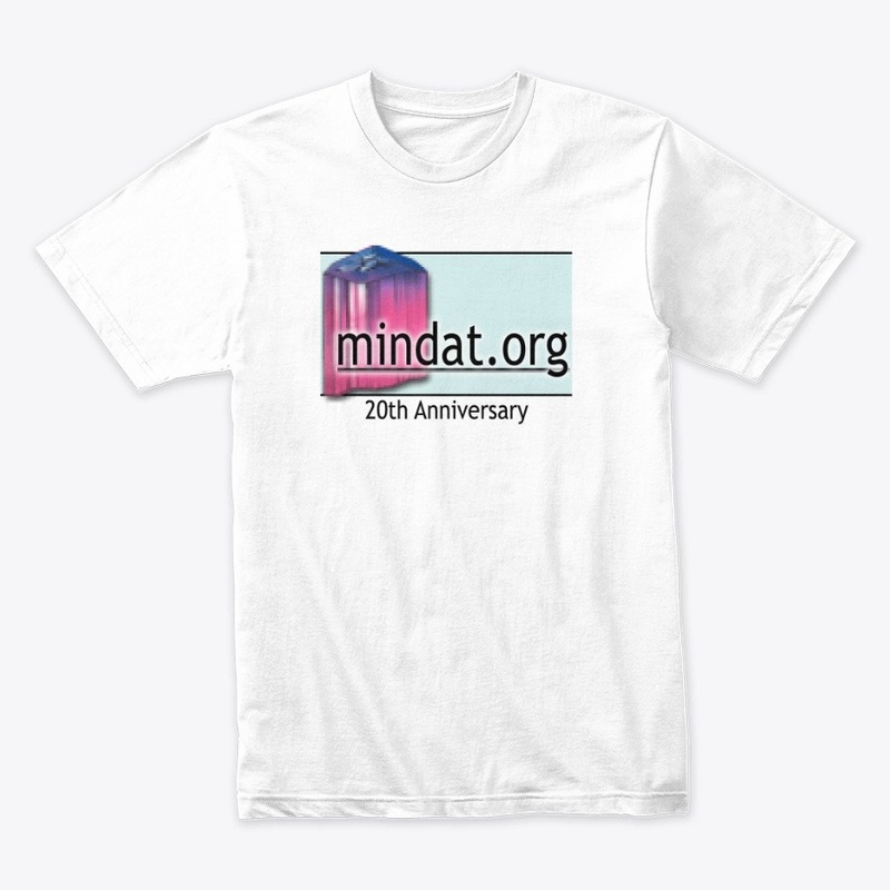 Mindat.org 20th anniversary design