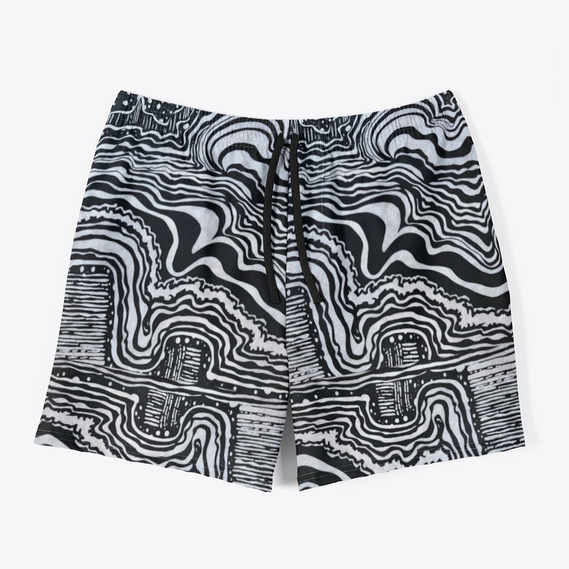 spacewaves (swim trunks)