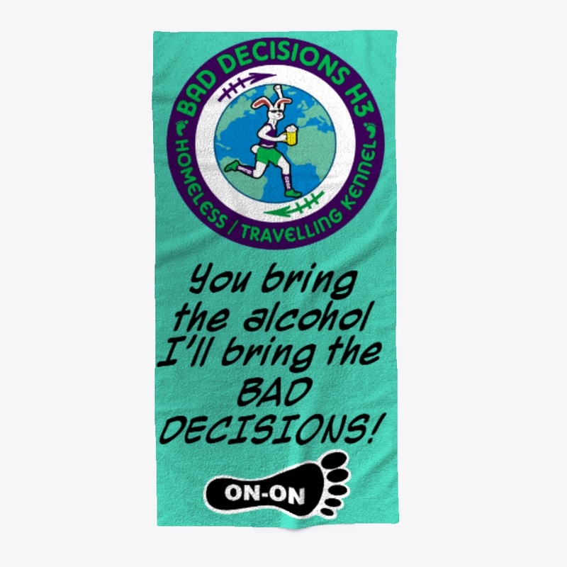 BDH3 - Bring Alcohol Beach Towel