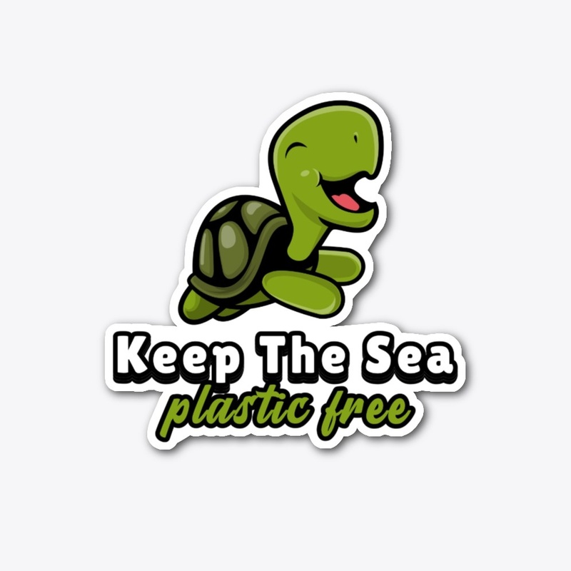 Keep the sea plastic free Turtles