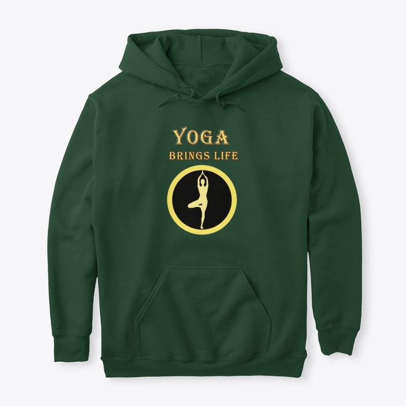 Yoga brings life- Yogasana pose