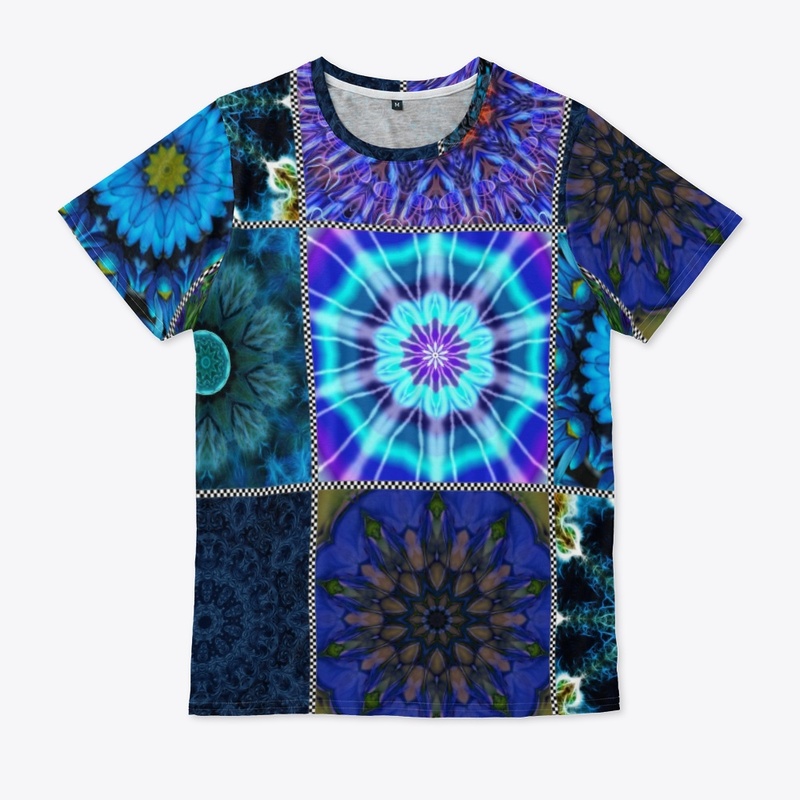 Blue Crazy Quilt Pattern