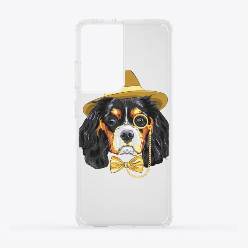 Funny Hipster Dog King IPhone Case