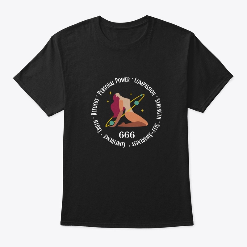 666 Angel Number - Black Collection