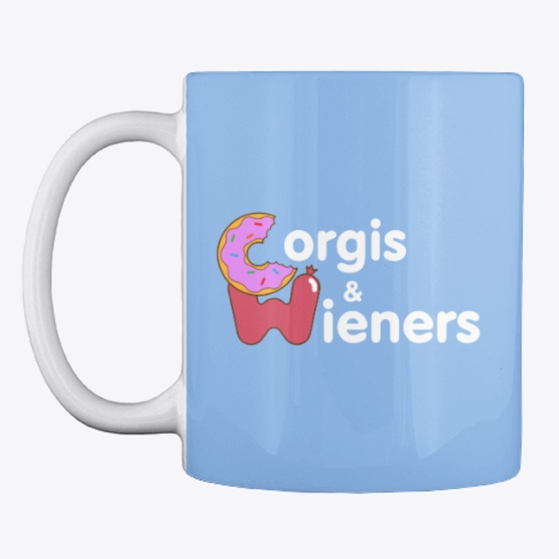Corgis & Wieners Logo Mug