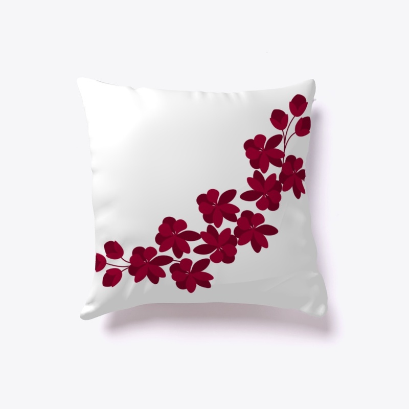 RED ROSE PILLOW 