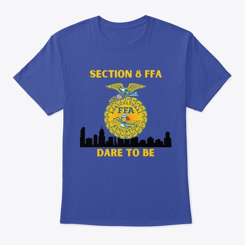 Section 8 Shirt Deep Royal T-Shirt Front