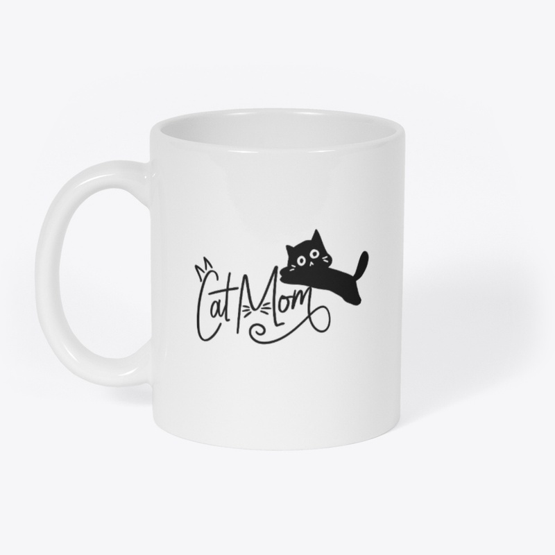 E Shrit Forever a Cat Mom cats lover 