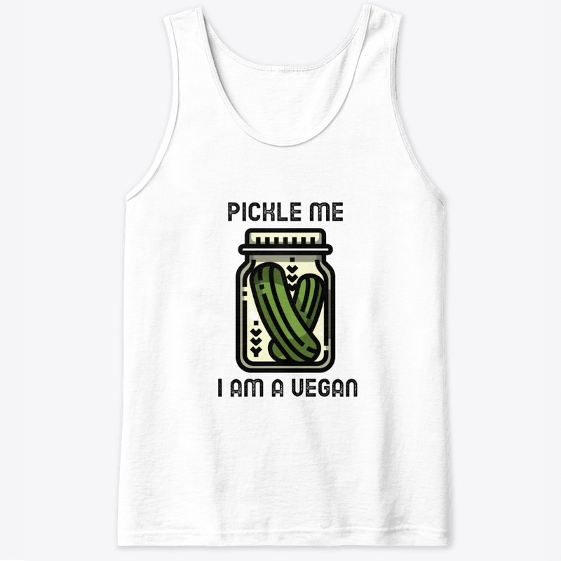 Vegan T-Shirt Pickle Me I Am Vegan