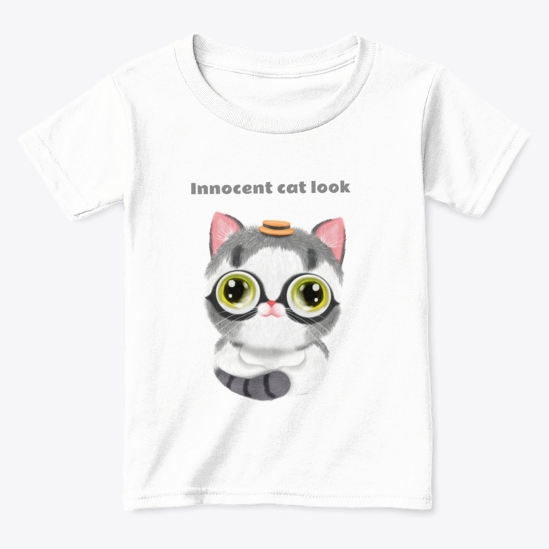 Innocent cat look