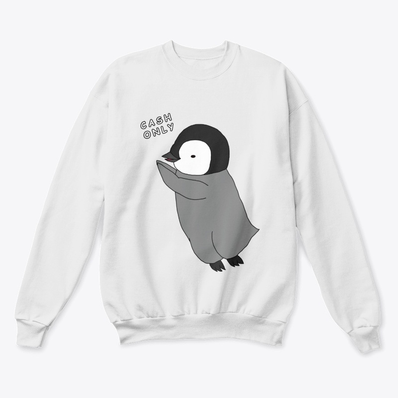 CASH ONLY - Cute Baby Penguin Design