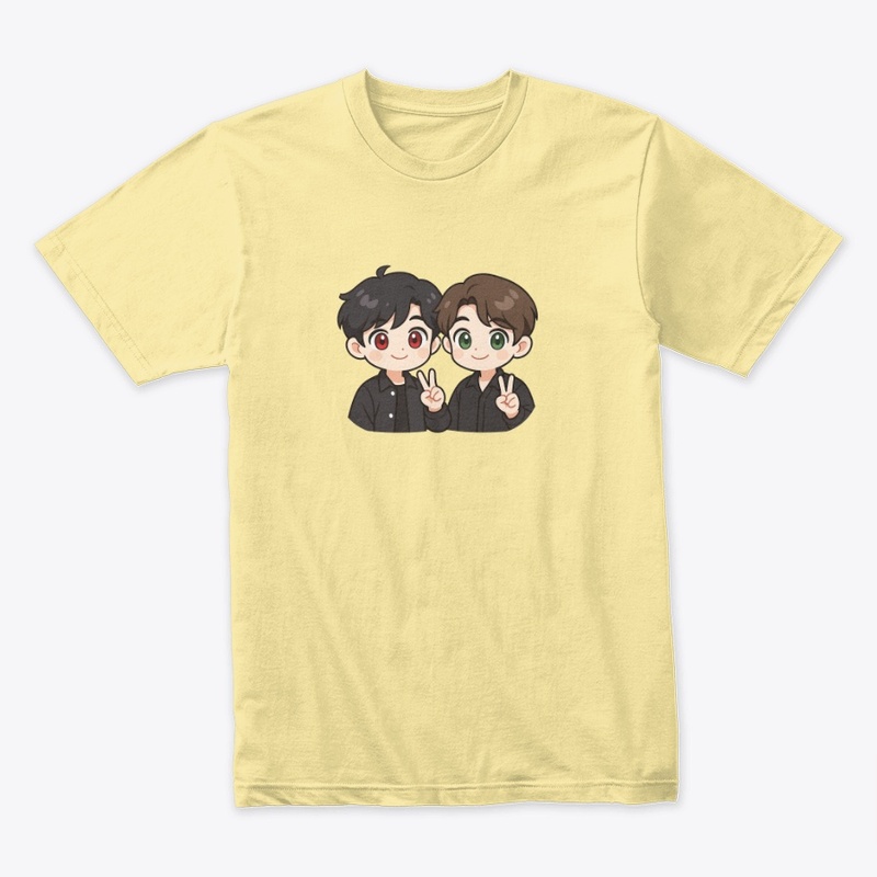BJYX Chibi Duo Art | Peace Sign Pose