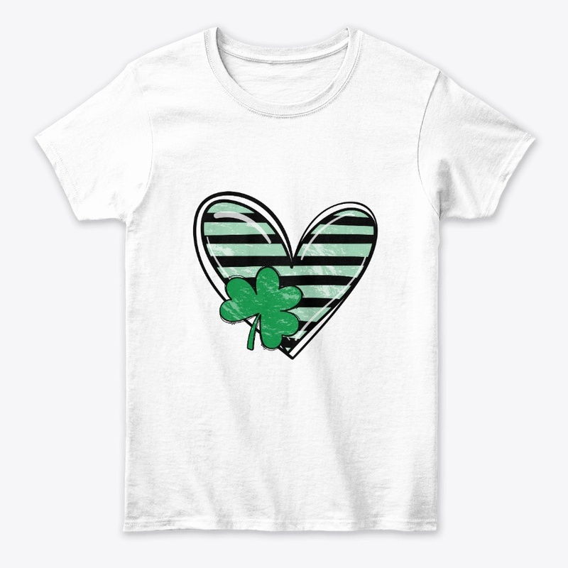 St Patrick's Day heart t shirts