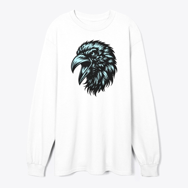 Powerful Angry Crow Art