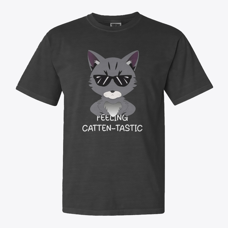 Feeling Catten-tastic cat graphic
