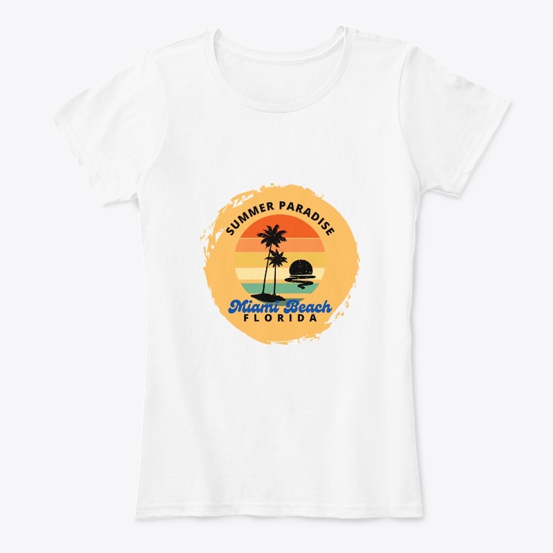 Miami Beach Summer Paradise T-Shirt