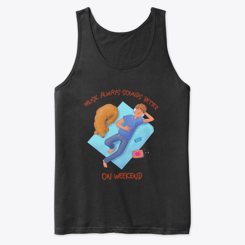 Weekend music lover tee