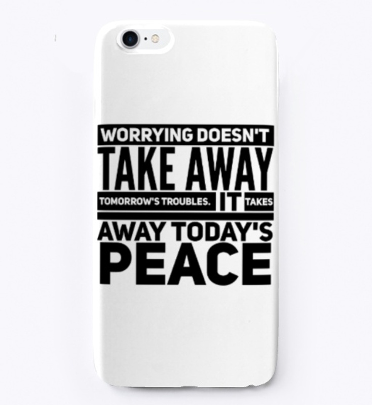 Worrying troubles peace black