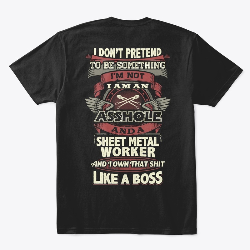 Sheet Metal Worker Like A Boss Hoodie 