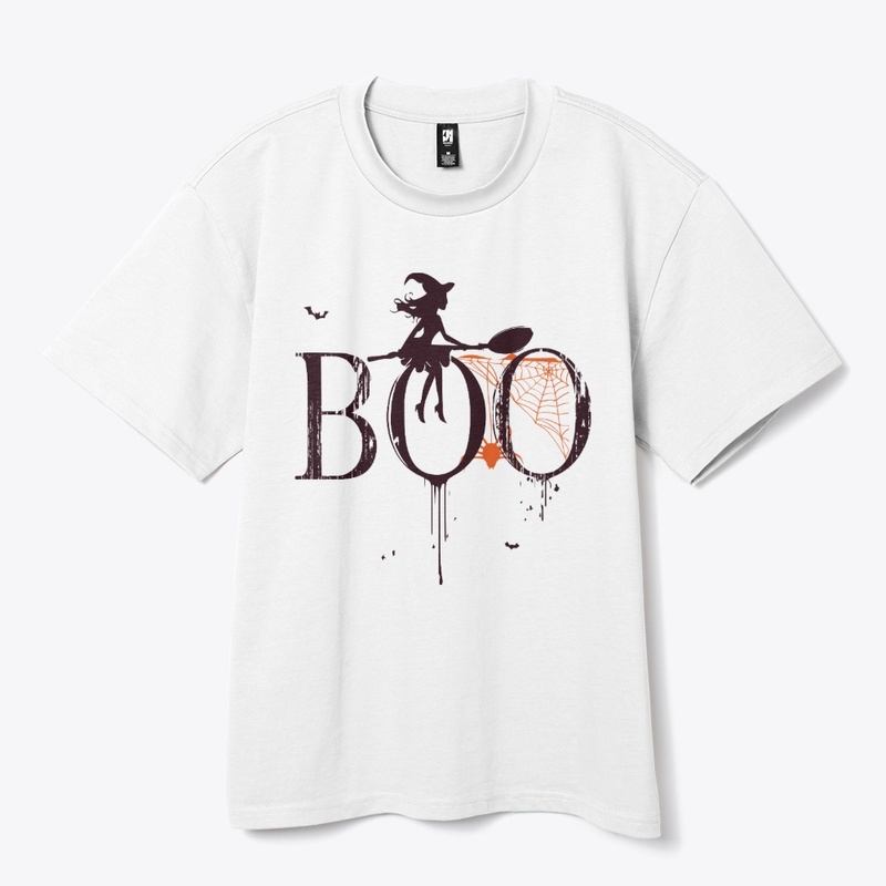 BOO & Happy Halloween Typography Dseign 