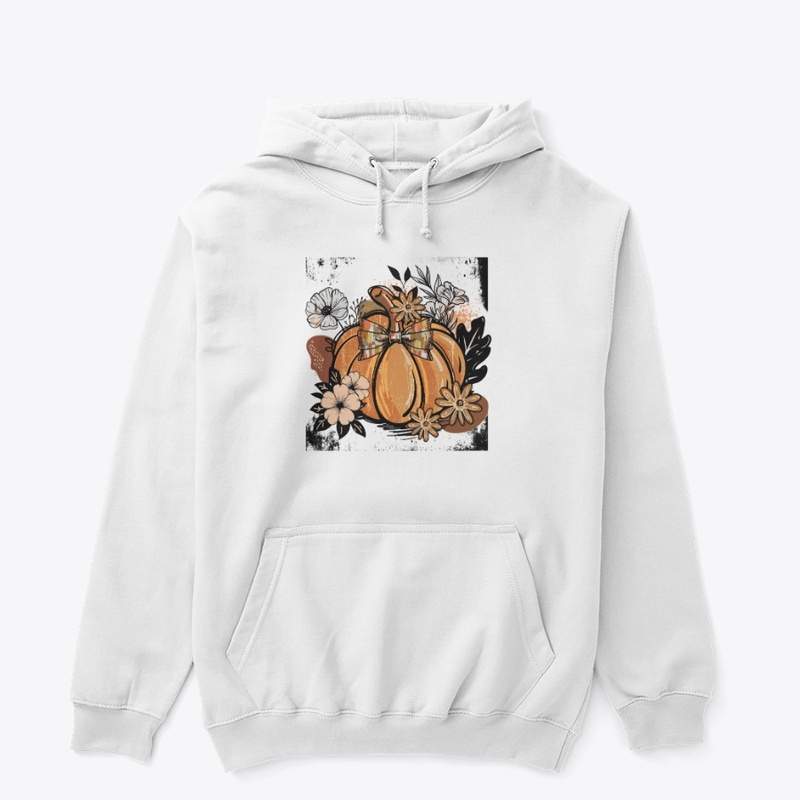 Floral Fall Pumpkin Vintage Autumn Shirt