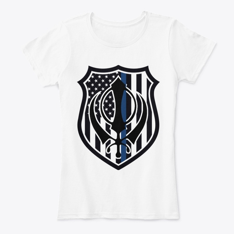 Thin Blue Line Sikh Khanda