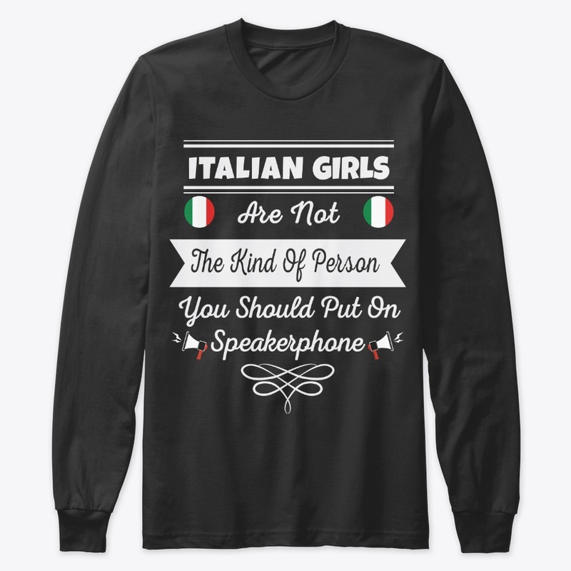 Funny Italian Girl Gift - Not Person