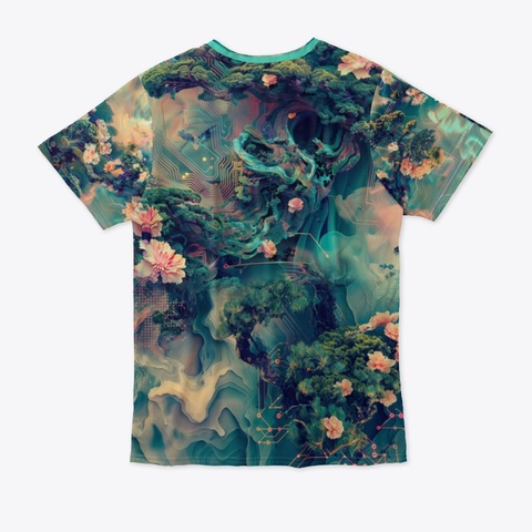 Bonsai S24 Td1 Aqua T-Shirt Back