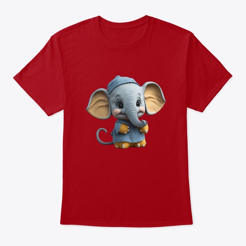 Baby Elephant in Happy Mood
