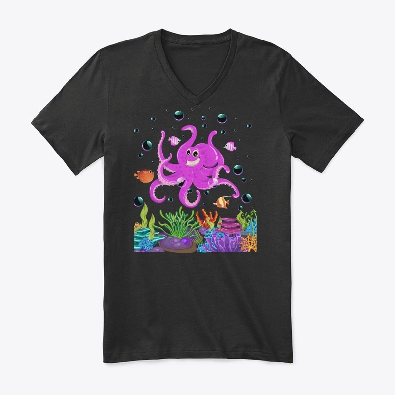 Cheerful octopus