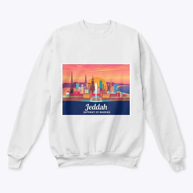 Jeddah Red Sea Bride Skyline Art