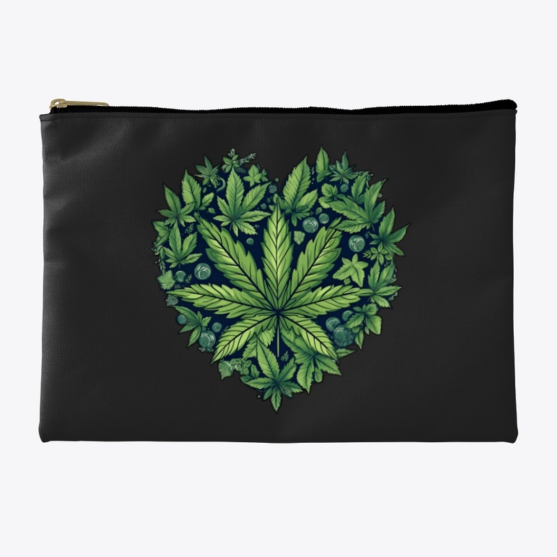 Leafy Blueberry Heart