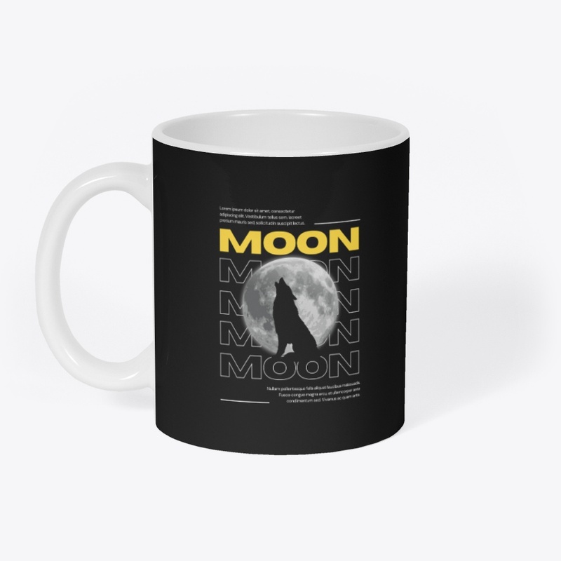 Moon The Moon Graphic T-Shirts