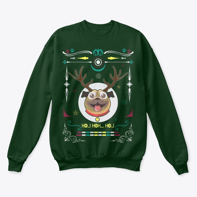 Funny Dog Christmas Sweater / Dog Tee