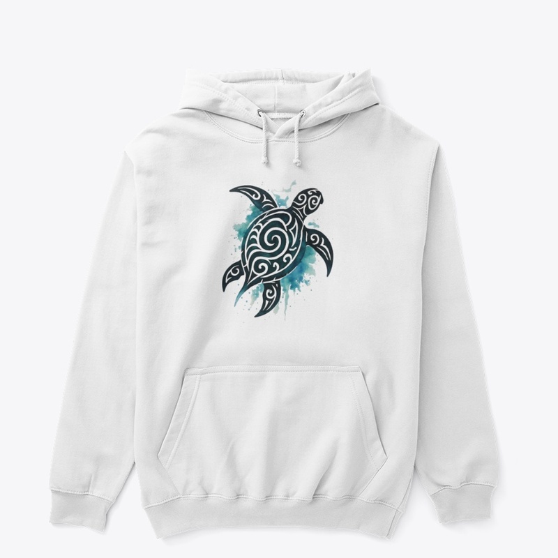 Tribal Turtle Watercolor Art