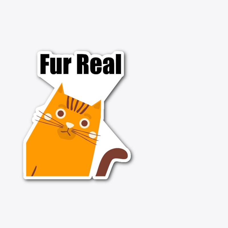Cat Print Fur Real