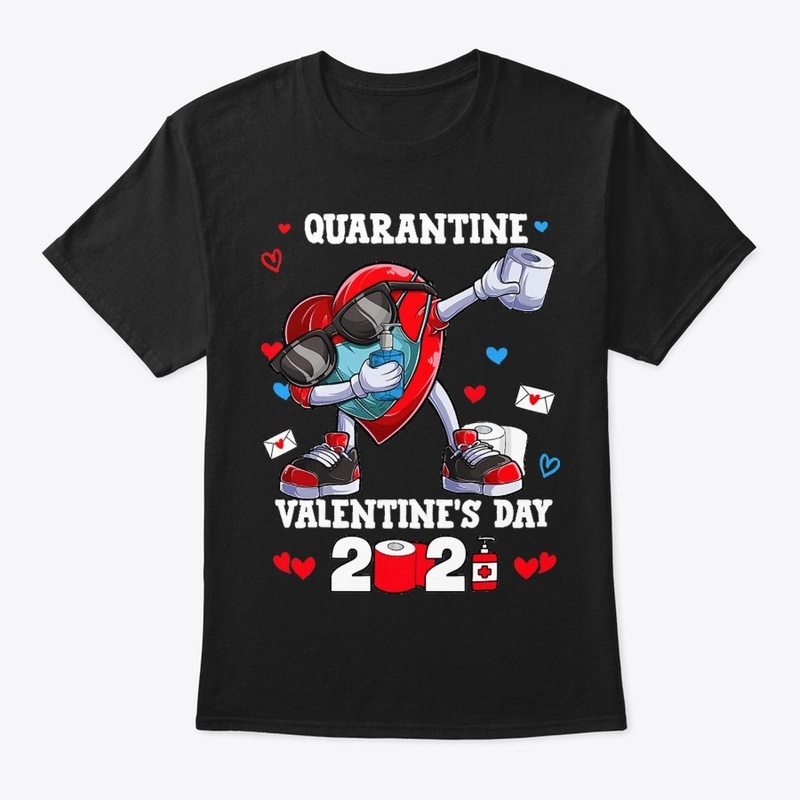 Dabbing Heart In A Mask Happy Valentines