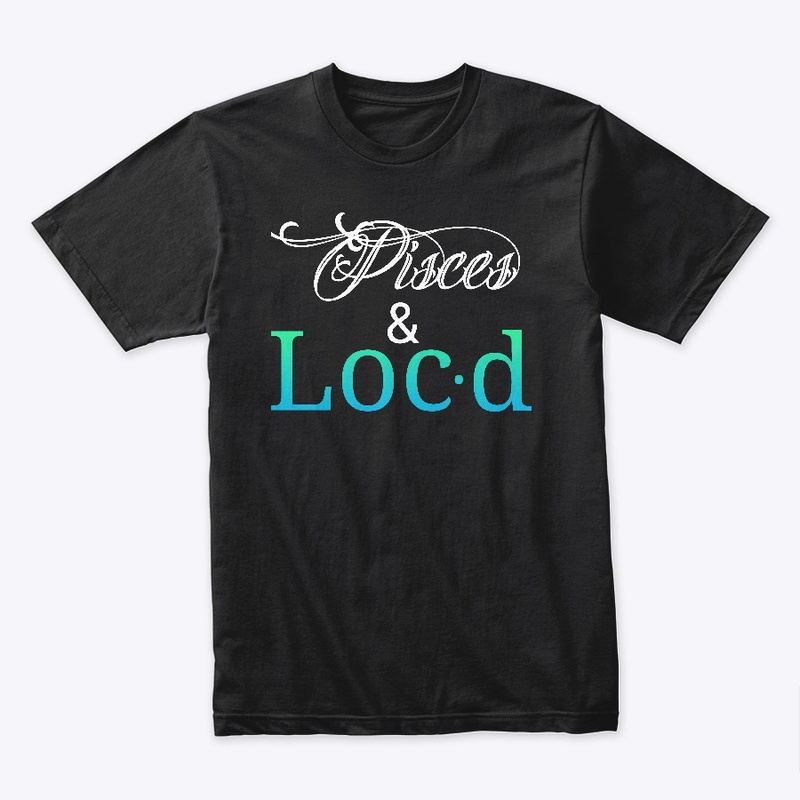 Pisces & loc'd zodiac tee shirt
