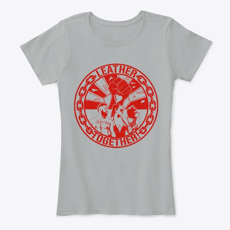 Leather Together  - Logo Mono Red