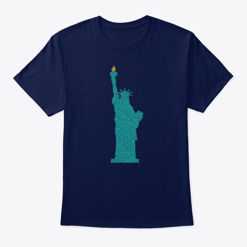 Dot Art Statue of Liberty