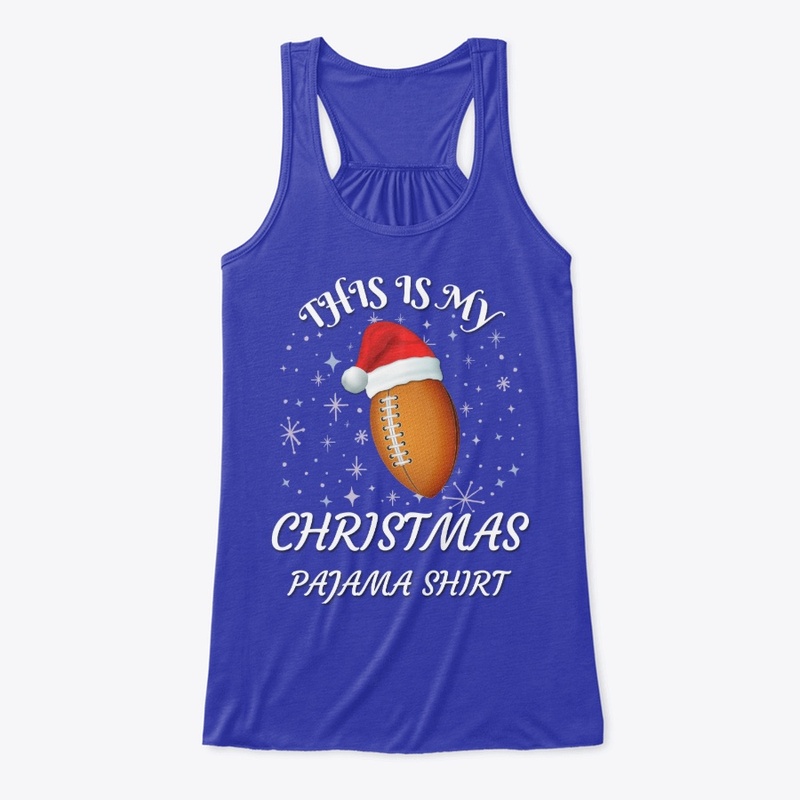 Football Lover Christmas Pajama Shirt