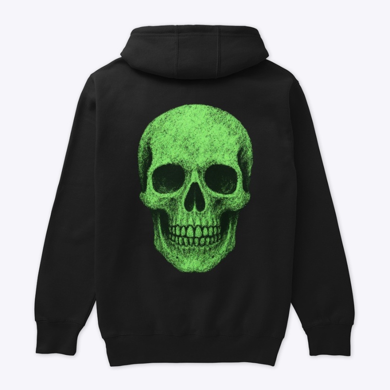 PROLIFIC LOGO - GREEN SKULL (Back)