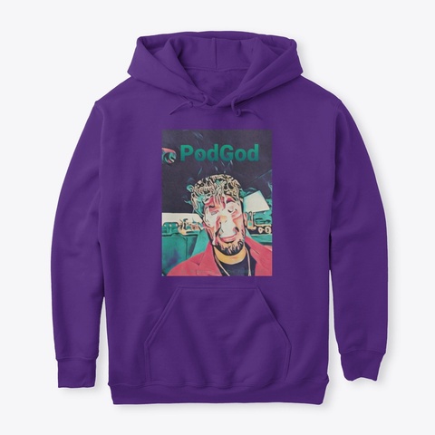 Twistedearpodcast Art Purple T-Shirt Front