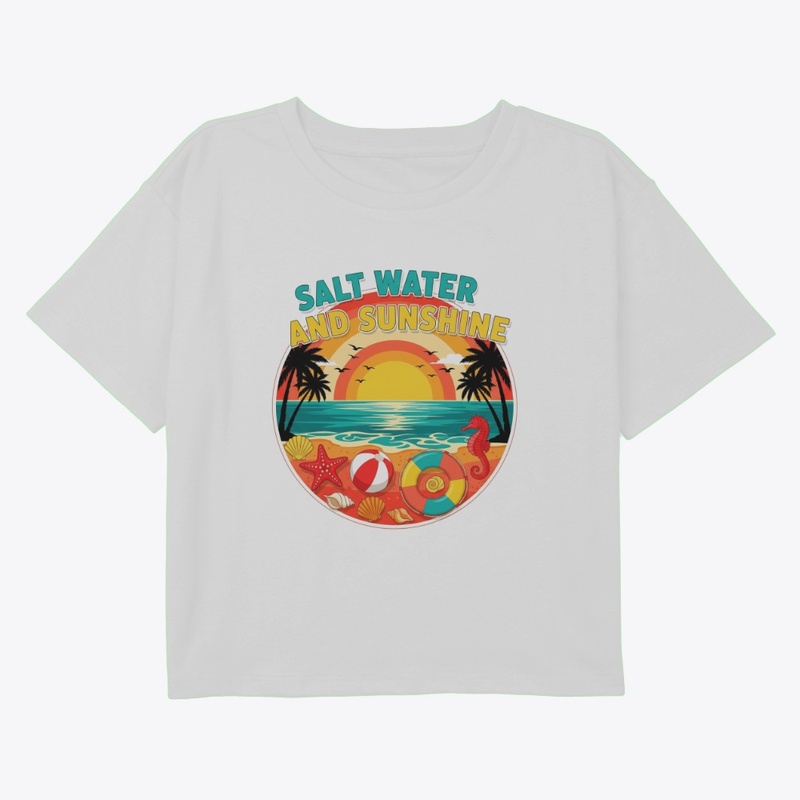 Salt Water and Sunshine Colorful Summer