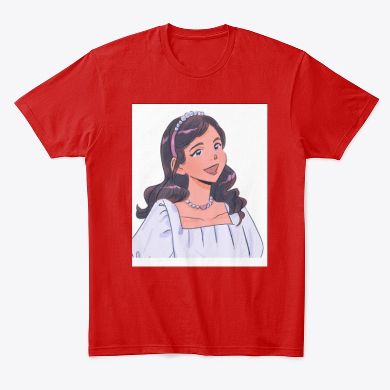 Girl picture design tee