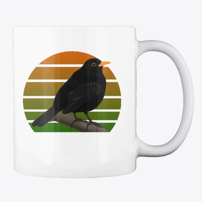 jz.birds Blackbird Bird Animal Art