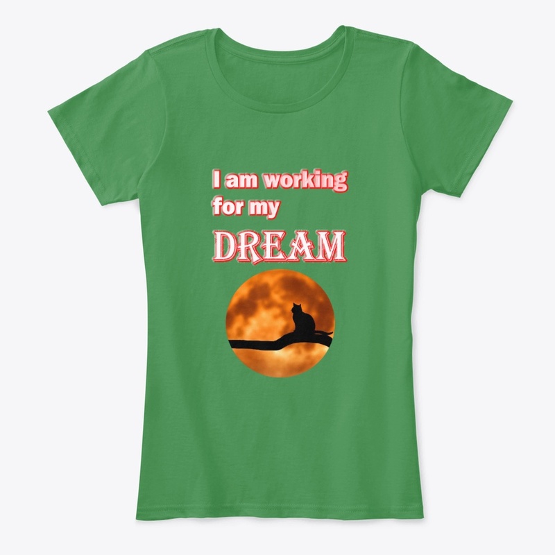 I am working for my dream- Alone cat
